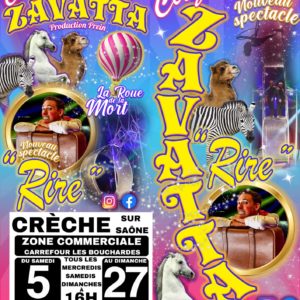 Le grand cirque Zavatta production Prein à Crèches sur Saône