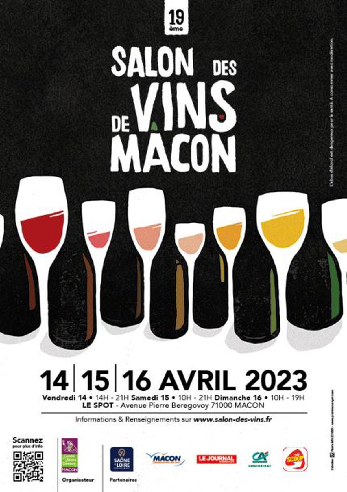 Salon des vins à Mâcon 2023 du 14 au 16 avril