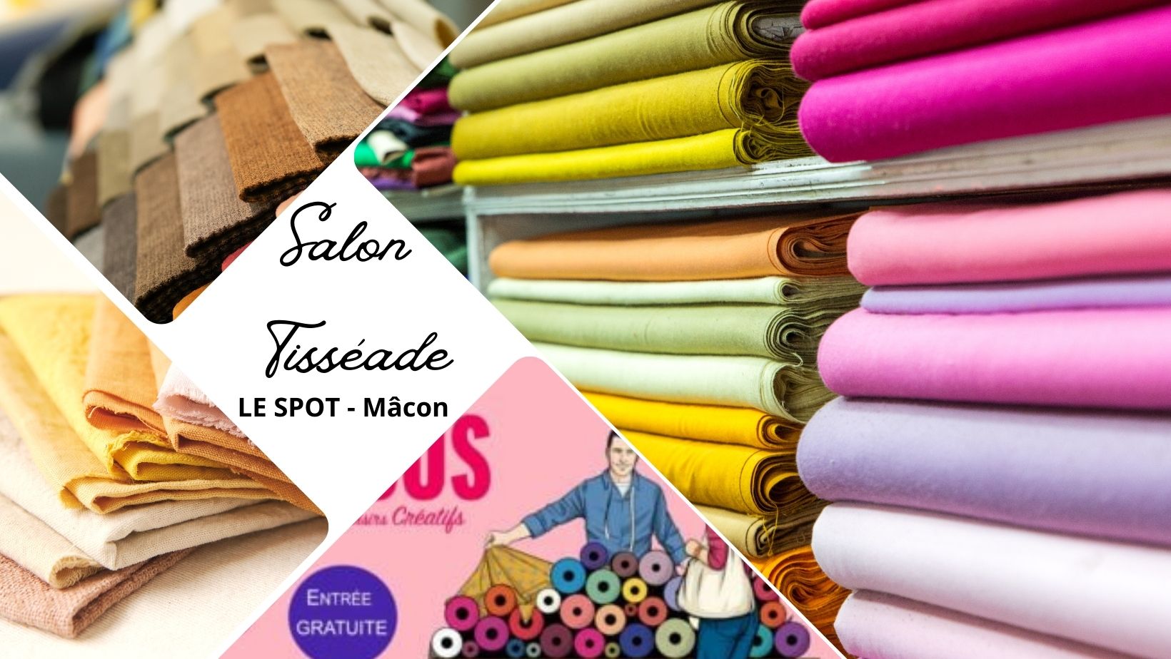 Mâcon : Salon Tisséade, marché aux tissus et loisirs créatifs