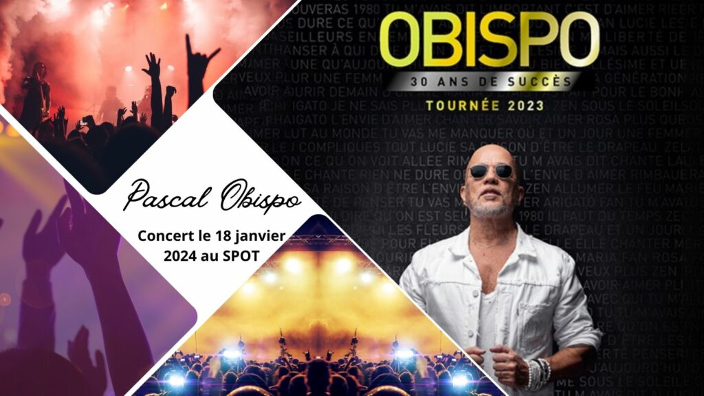 Mâcon : Pascal Obispo en concert au SPOT