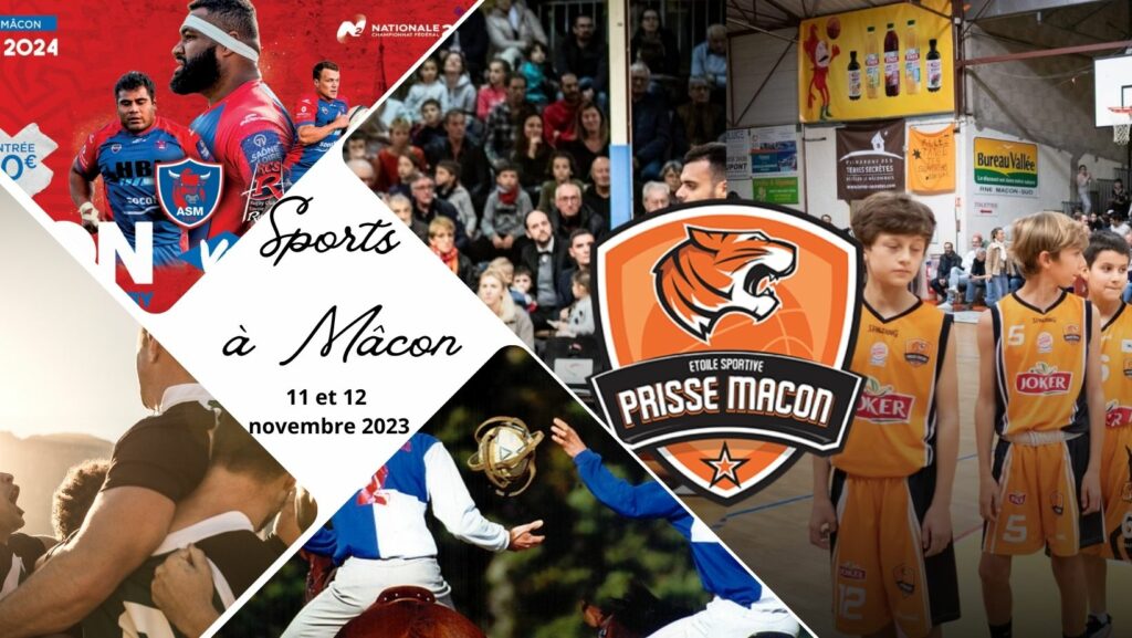 Sports à Mâcon : les rendez-vous du week-end des 11 et 12 novembre 2023