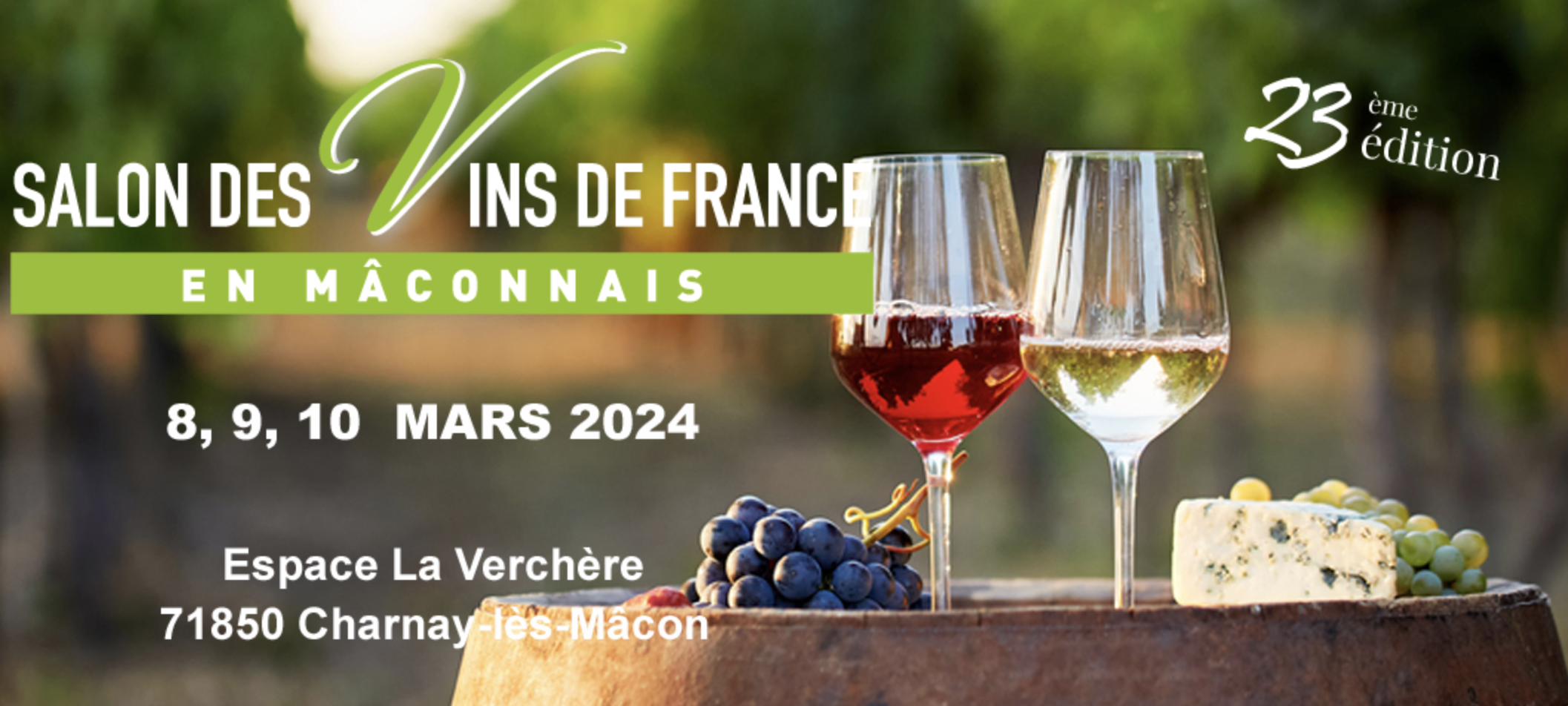 Salon des vins de France 2024 à Charnay-Lès-Mâcon